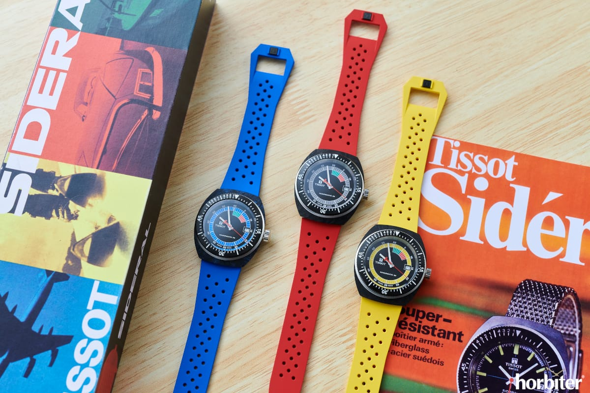 Tissot Sideral aux bracelets colorés