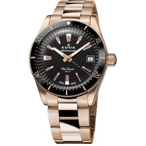MONTRE EDOX PARACHUTISTE AUTOMATIQUE NOIR