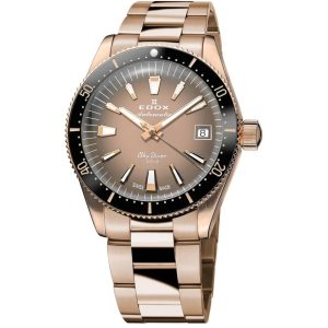 MONTRE EDOX PARACHUTISTE AUTOMATIQUE BRONZE