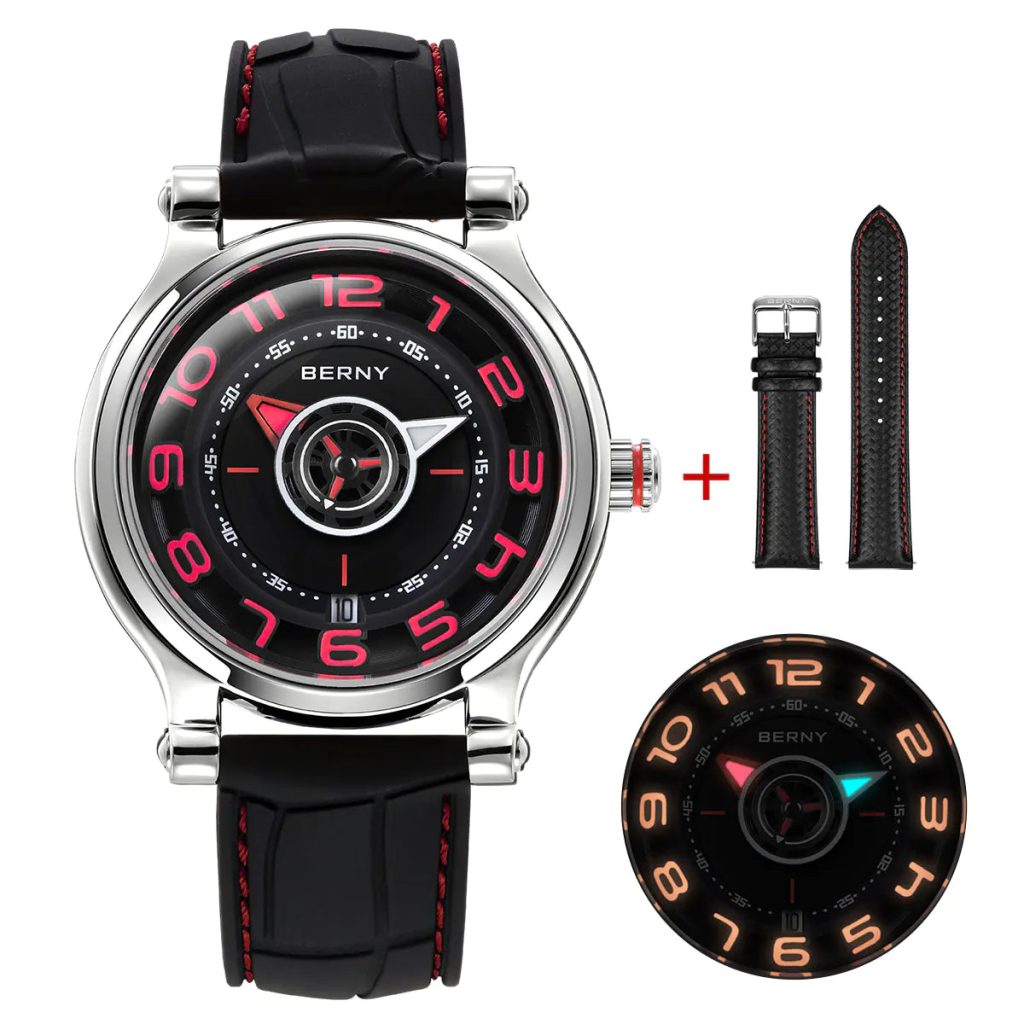 BERNY Homme Automatique Racing Montre-AM053VM