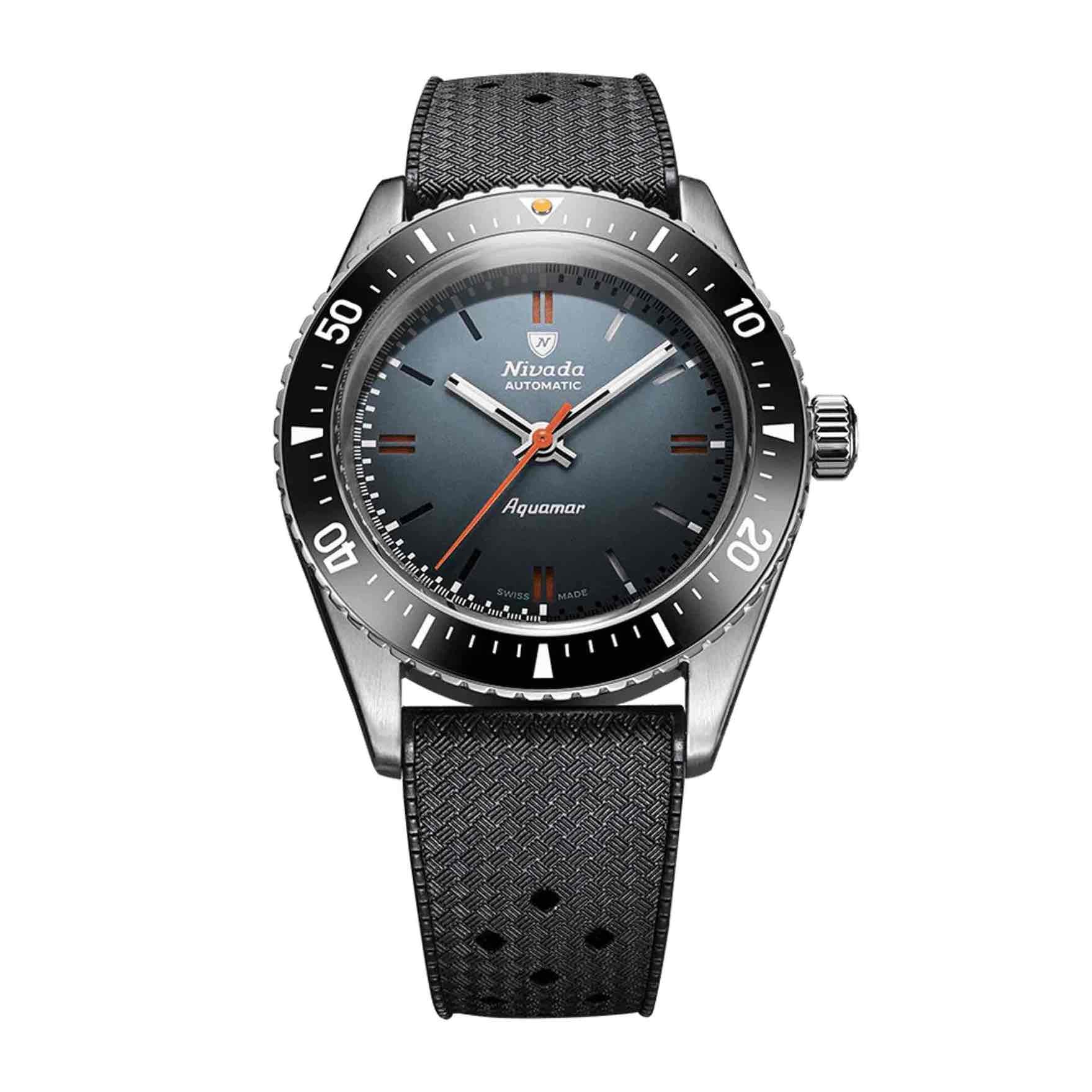 Montre Nivada Grenchen Aquamar Gris 32077A