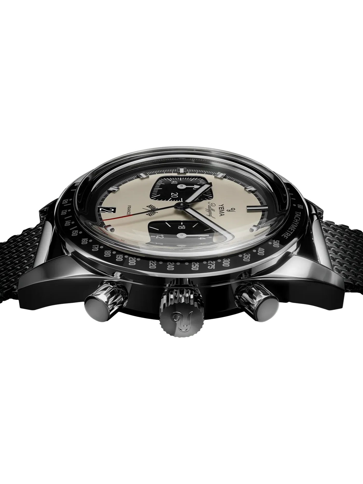 Verre minéral K1 double dôme de la Yema Rallygraf Meca-Quartz
