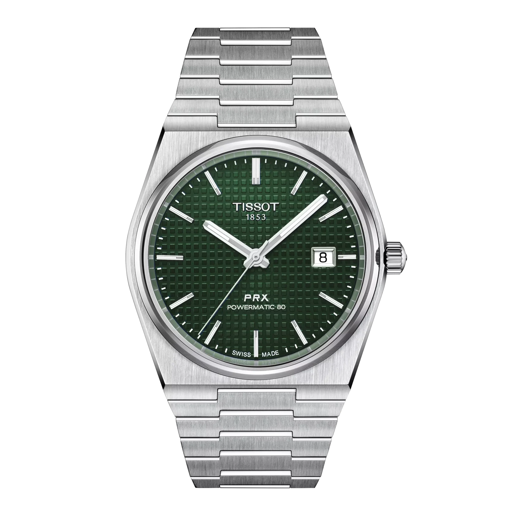 Tissot PRX Powermatic 80 40 mm avec cadran vert