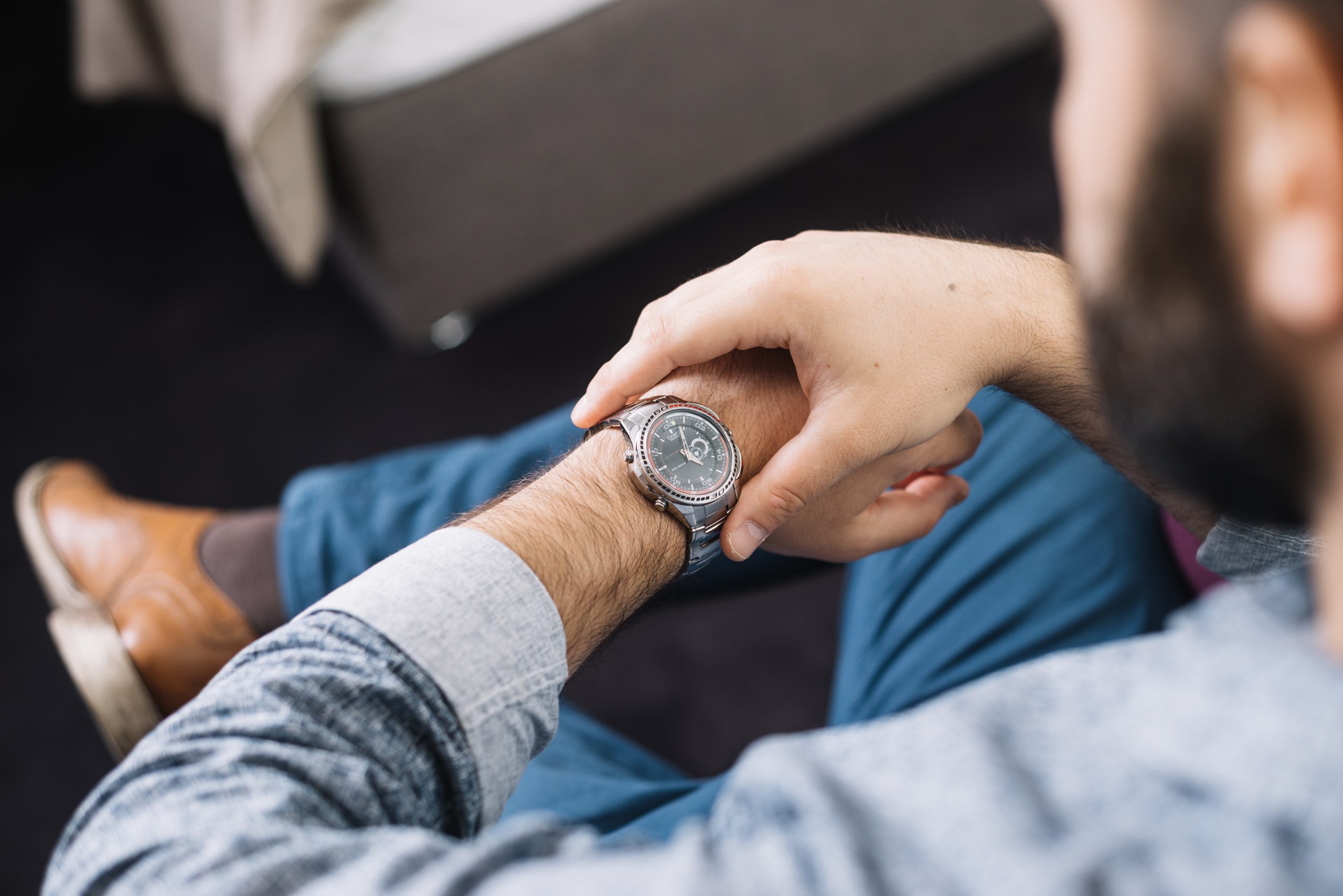 Montre portée au poignet