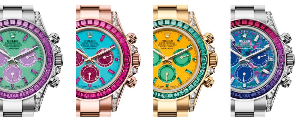Rolex vend aujourd’hui quatre Daytona dont il n’existera jamais de second exemplaire