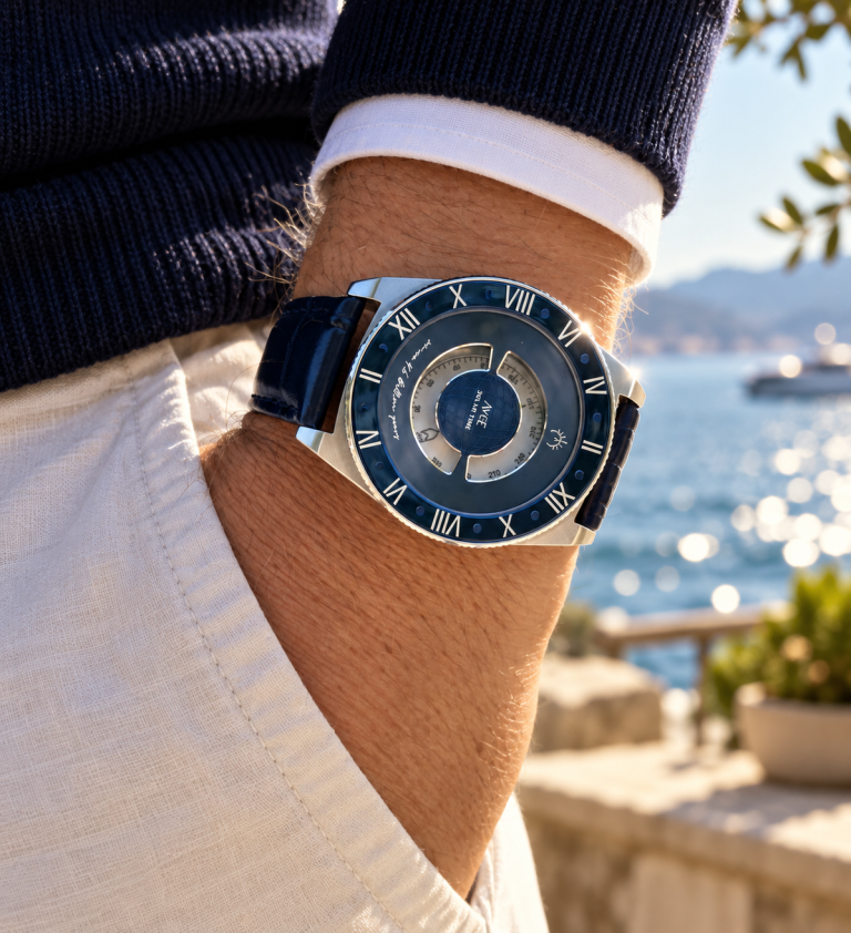 Augé : cette montre française donne l’heure sans pile ni mouvement