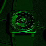 Bell & Ross remplace les aiguilles de sa nouvelle montre par trois avions sur un radar